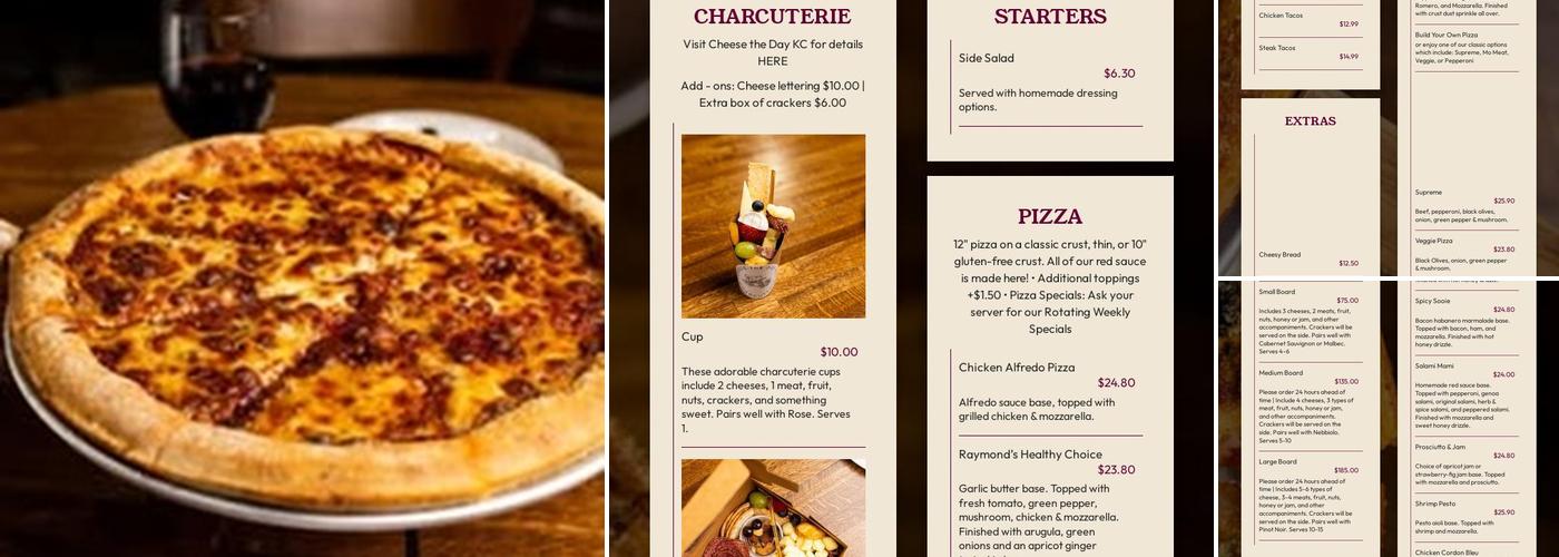 Walnut Creek Winery Menu