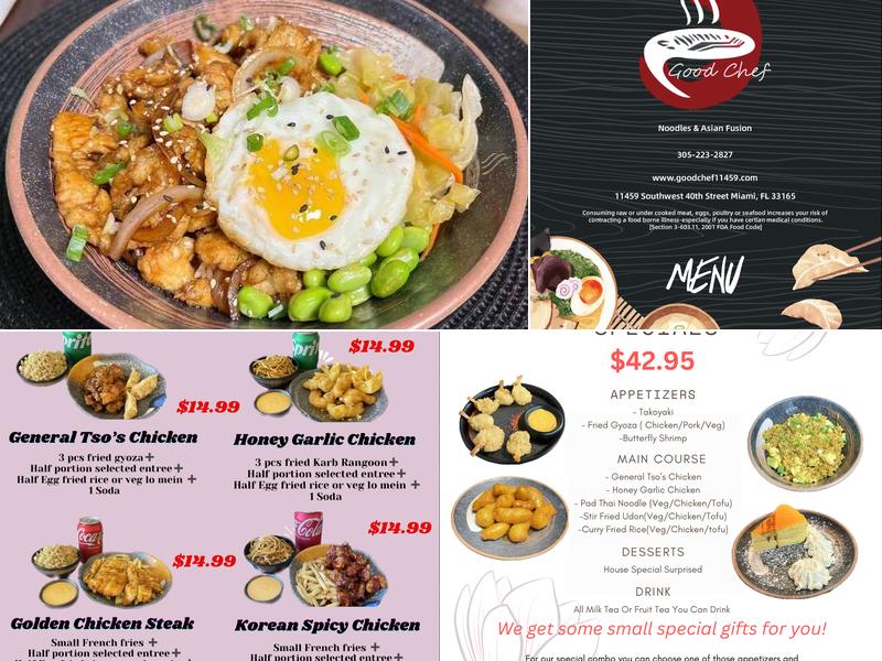 Good Chef Restaurant Menu