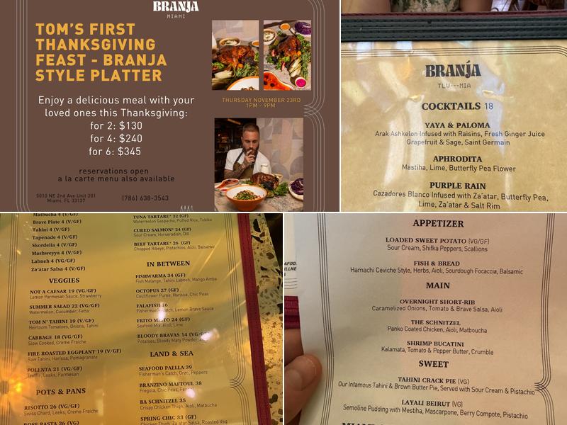 Branja Menu