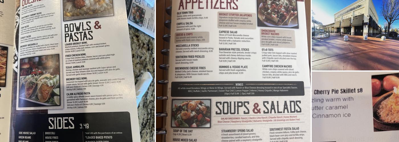 Old Texas Brewing Co Menu