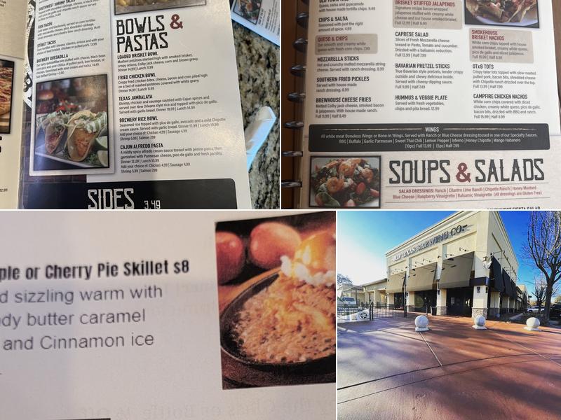 Old Texas Brewing Co Menu