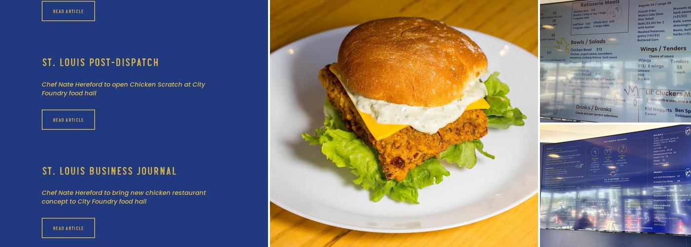 Chicken Scratch Menu