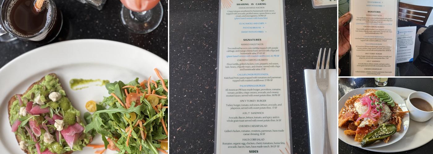 Mango Haus Menu