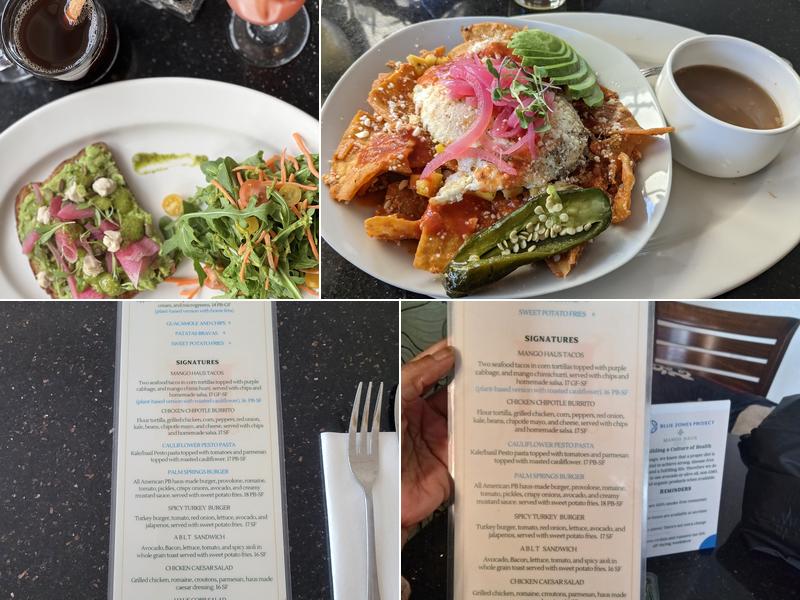 Mango Haus Menu