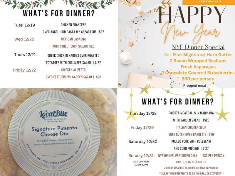 The Local Bite NSB Menu