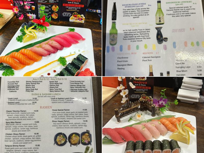 Nagoya Sushi & Hibachi Menu