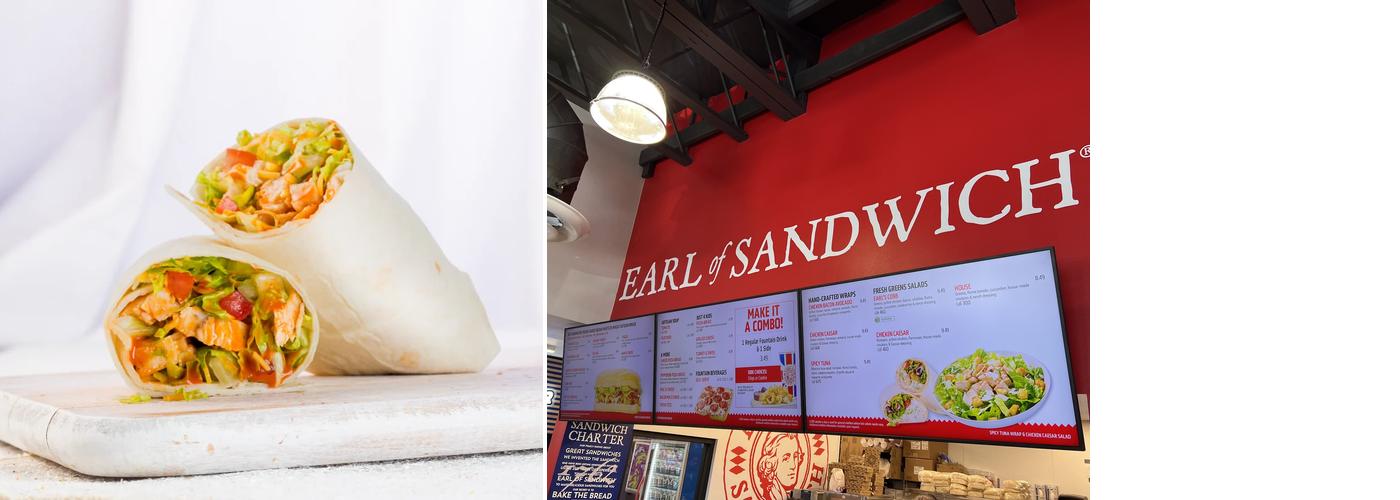 Earl of Sandwich Menu