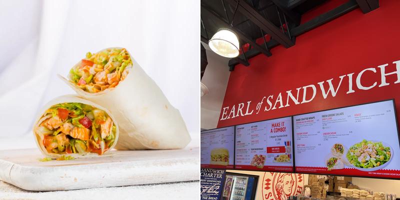 Earl of Sandwich Menu