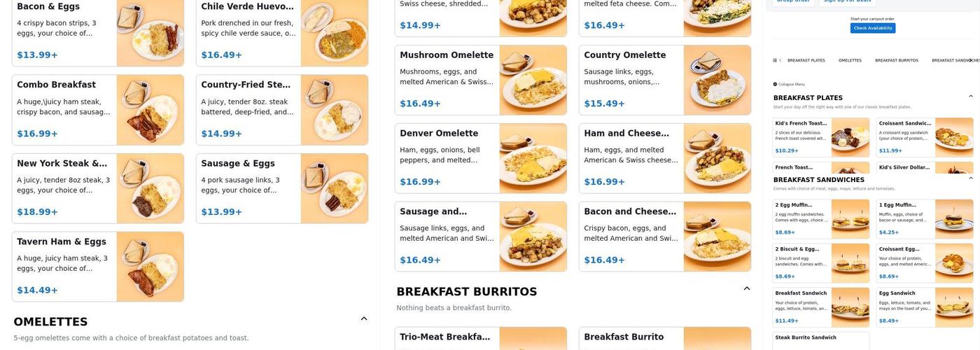 Charmer's Fresh Burgers Menu