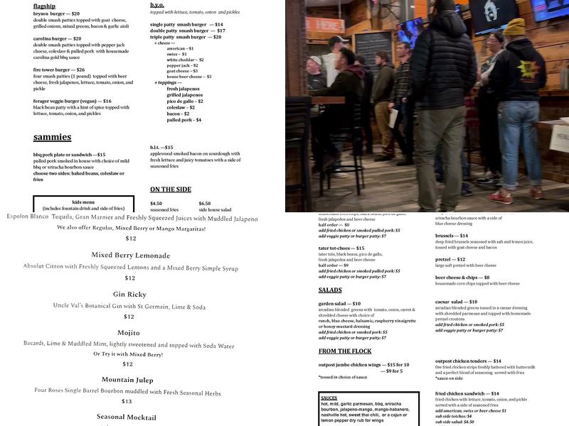 Bryson City Brewing Menu