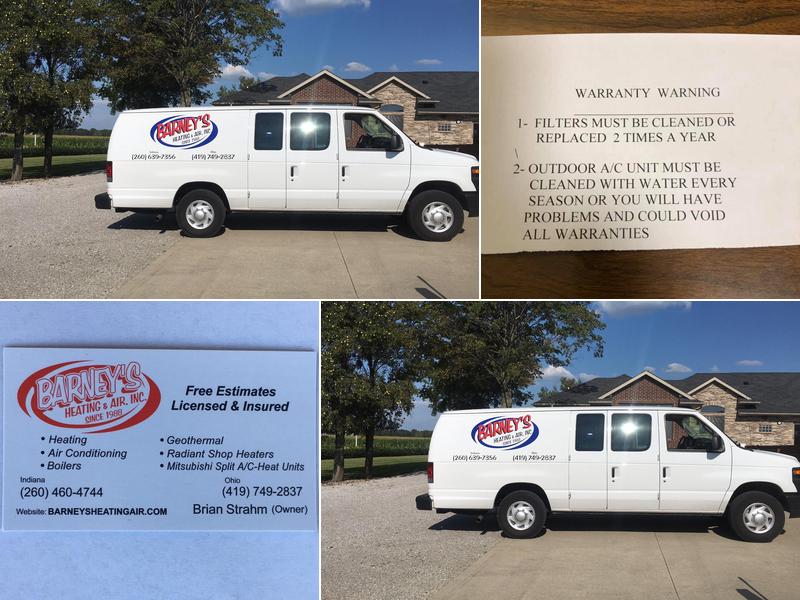 Barney's Heating & Air Inc