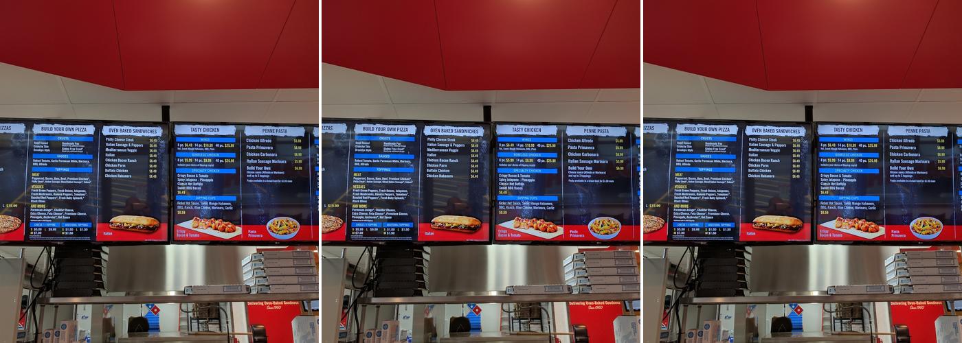 Domino's Pizza Menu