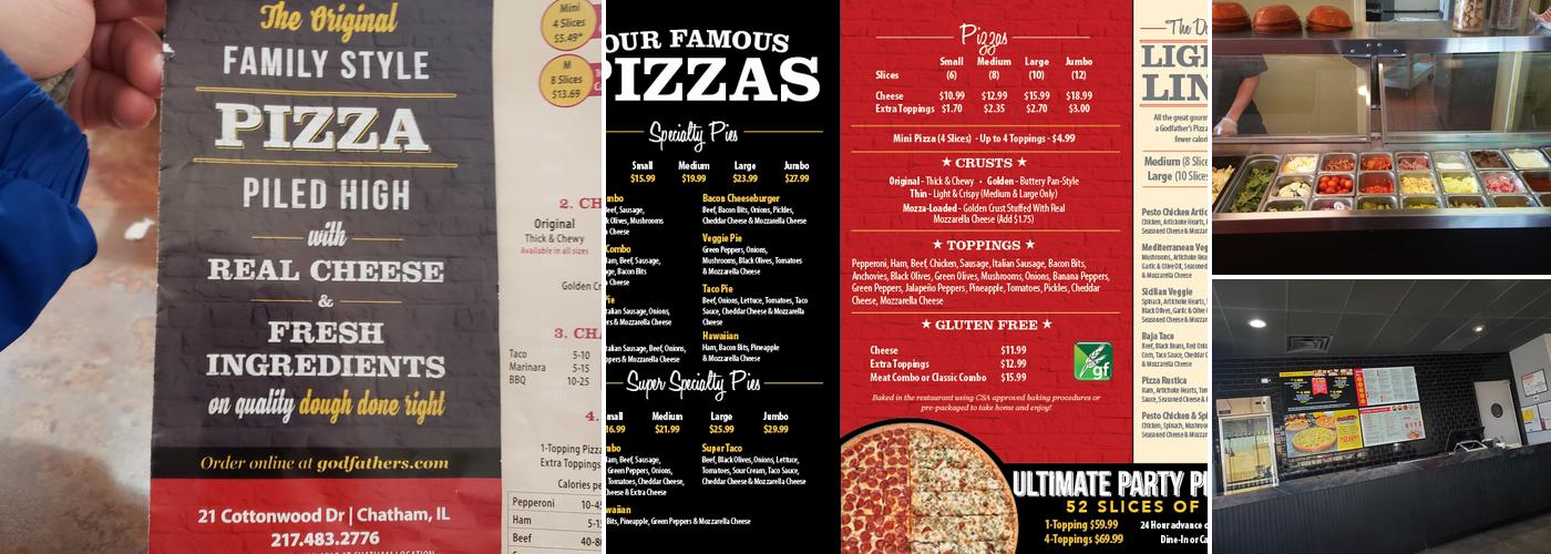 Godfather's Pizza Menu