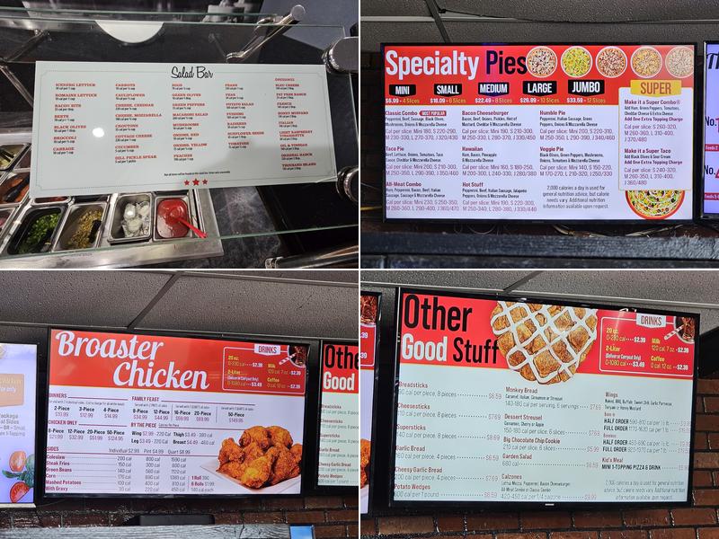 Godfather's Pizza Menu