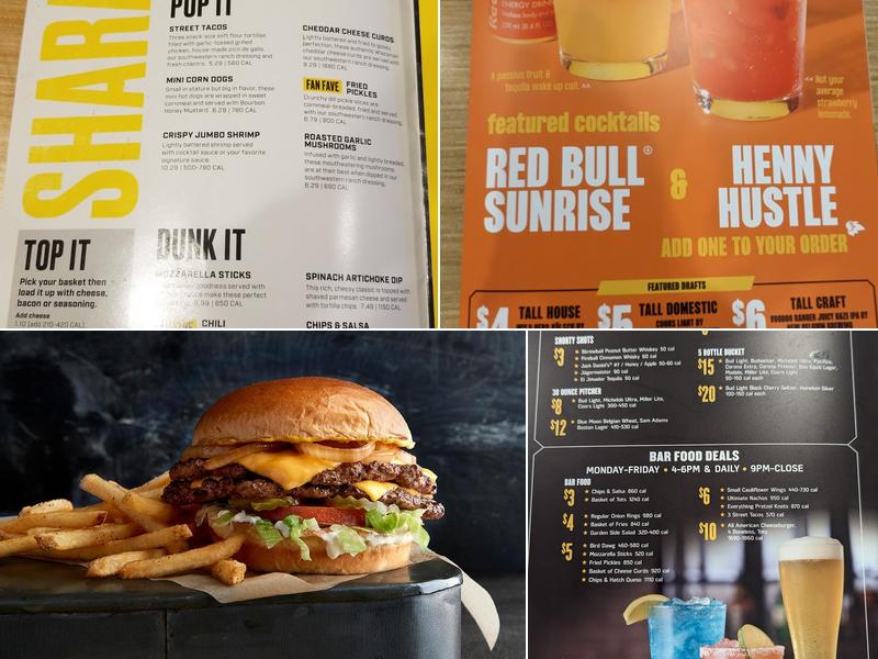 Buffalo Wild Wings Menu