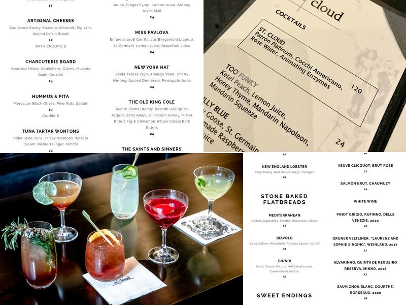 St. Cloud Rooftop Menu