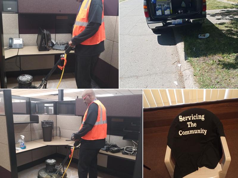 Brother D servicing the community