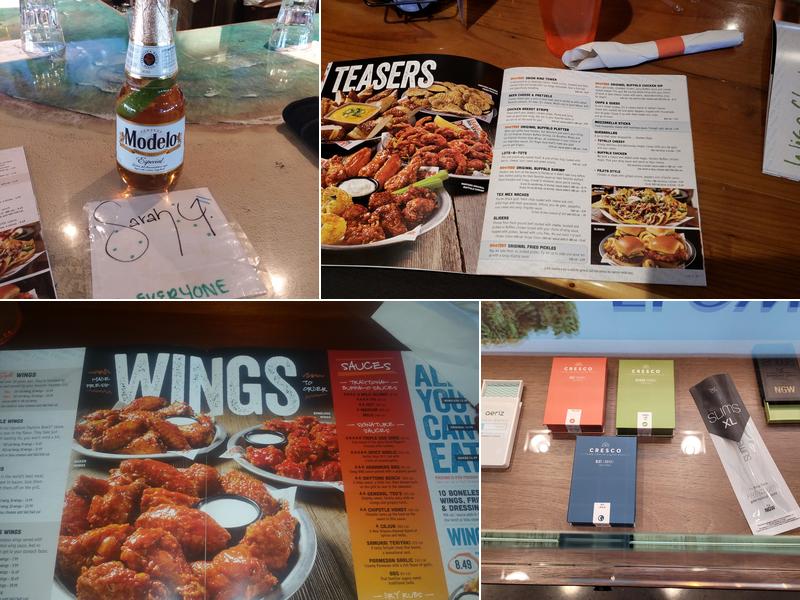 Hooters Menu