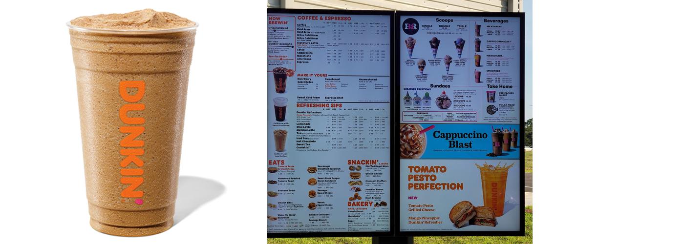 Dunkin' Menu