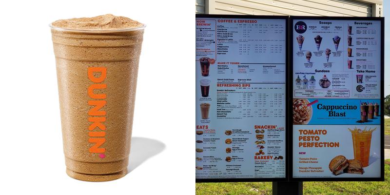 Dunkin' Menu