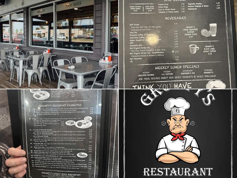 Grumpy's Restaurant Menu