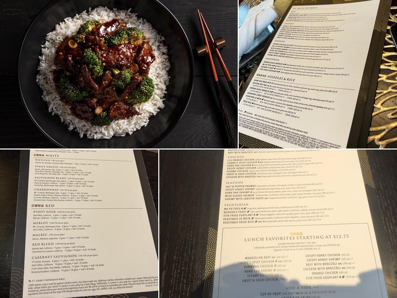 P.F. Chang's Menu