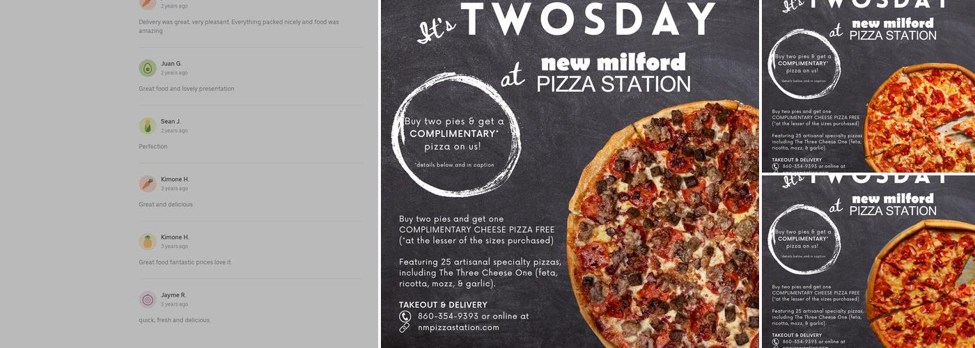 Hearth Baked Pizza Menu