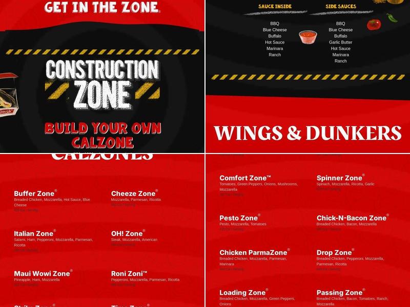DP Dough Menu