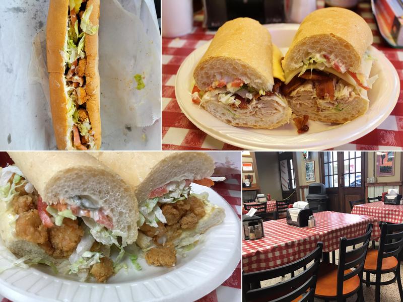 Fried chicken Po Boys