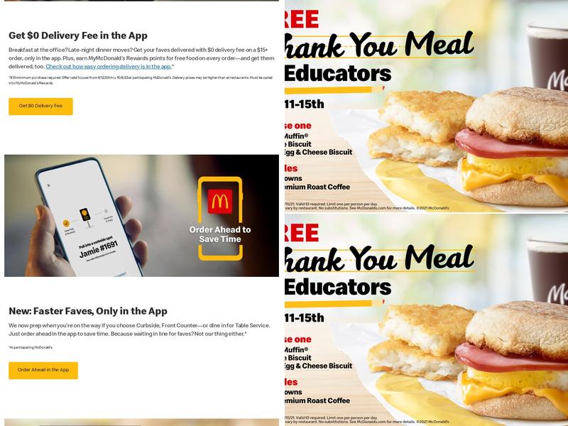 McDonald’s Menu