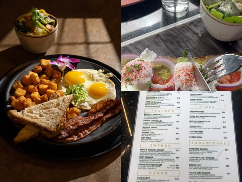 Bayshore café & lounge Menu