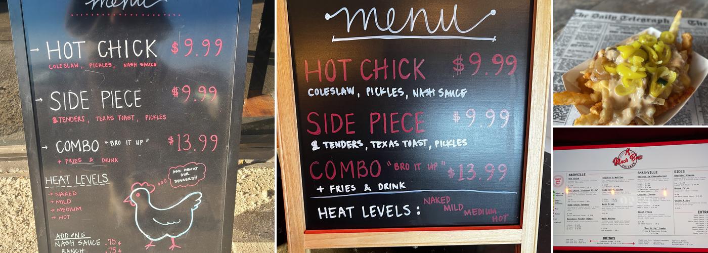 Nash Bros Menu
