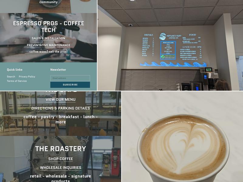 Neptune's Fury Cafe & Roastery Menu