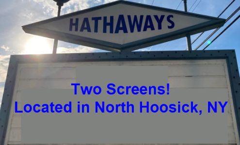 Hathaway's Twin Drive-In Theatre. Closed until April 2024. Check our website for up to date info: www.hathawaysdrive-in.com North Hoosick
