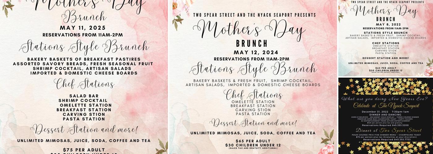 Nyack Seaport Catering Venue Menu