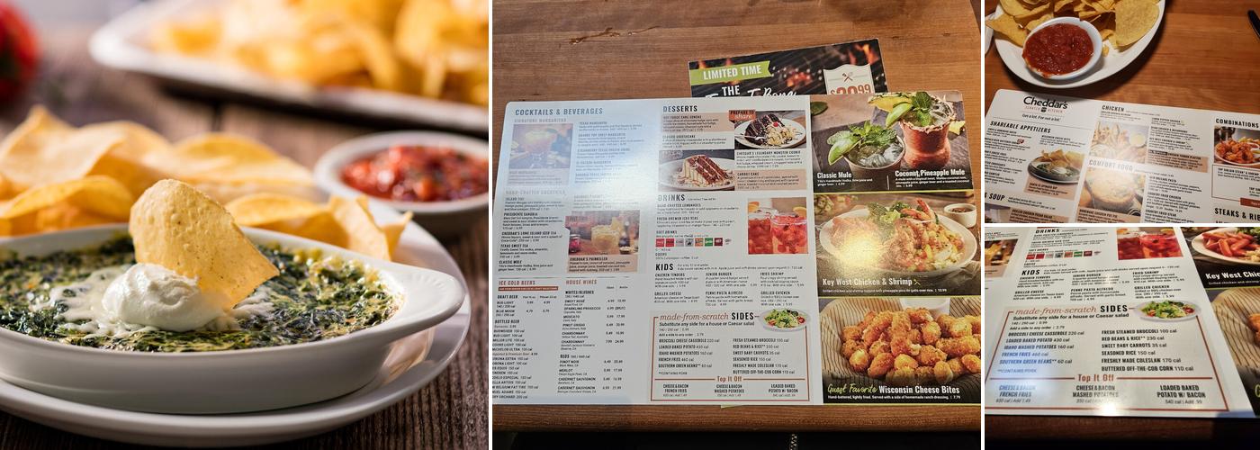 Cheddar's Scratch Kitchen Menu