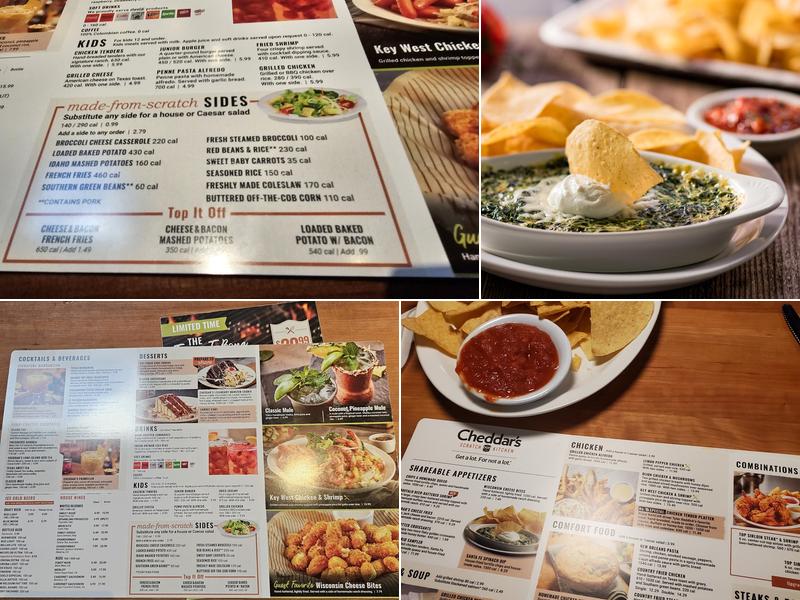 Cheddar's Scratch Kitchen Menu
