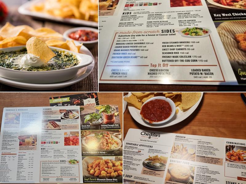Cheddar's Scratch Kitchen Menu