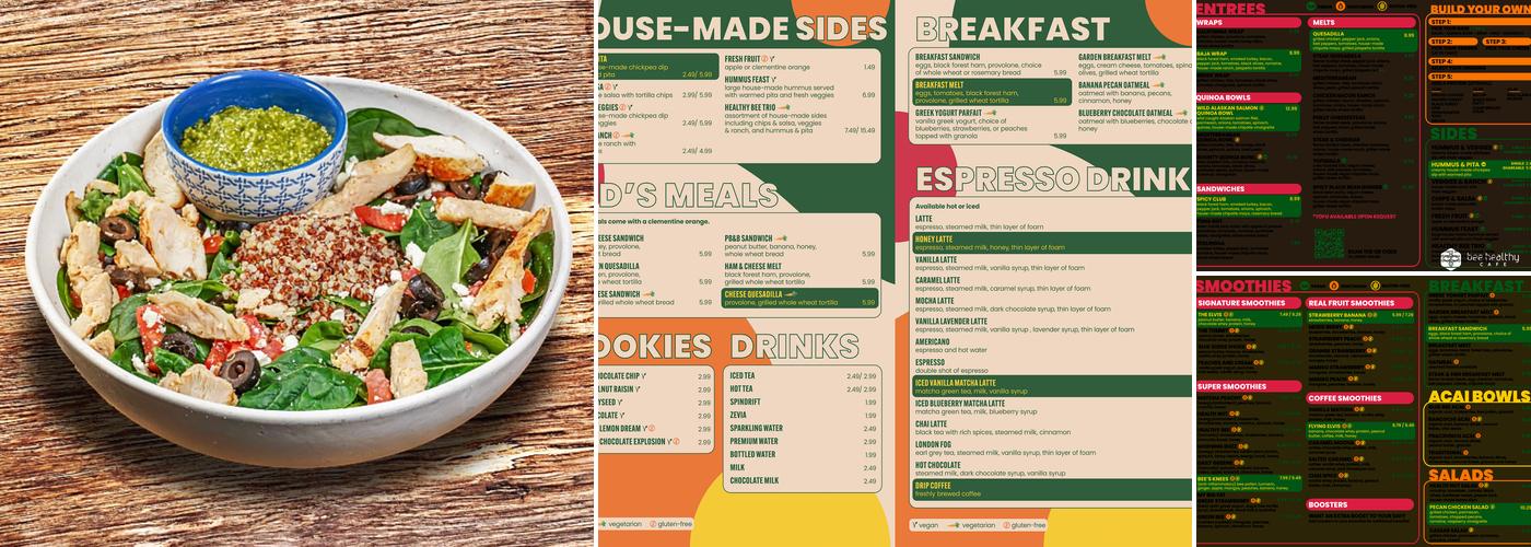 Bee Healthy Cafe (Continental Resources HQ) Menu