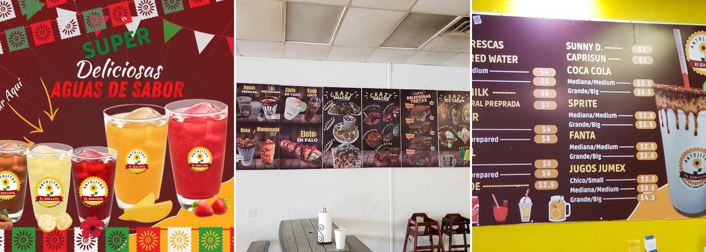 Antojitos El Girasol Menu