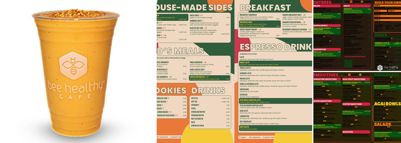 Bee Healthy Cafe (City Place Tower) Menu