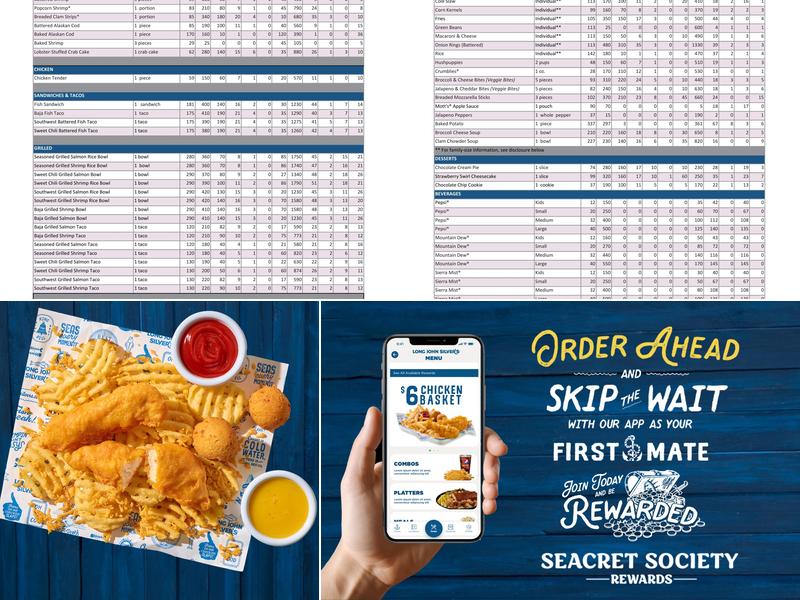 Long John Silver's Menu