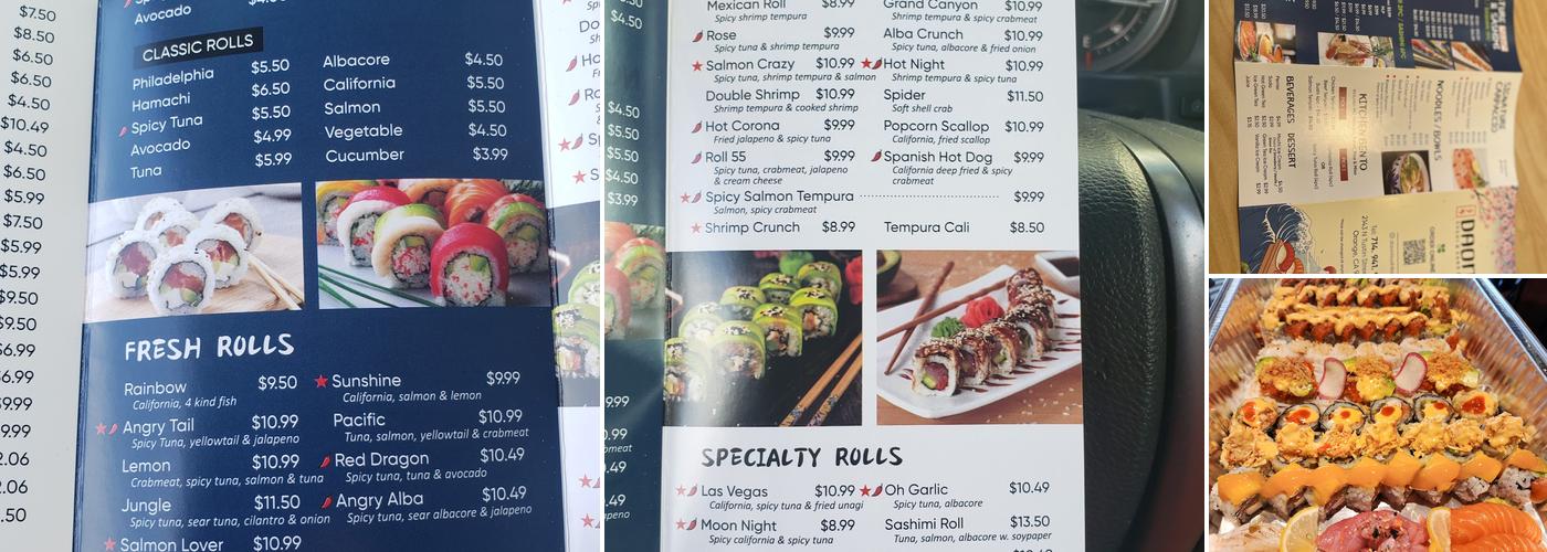DAONI SUSHI & SAKE BAR Menu