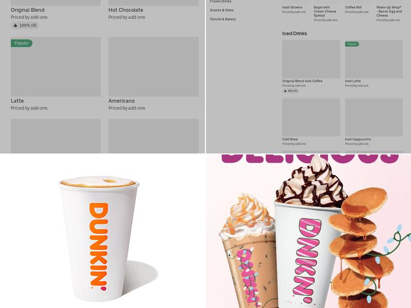 Dunkin' Menu