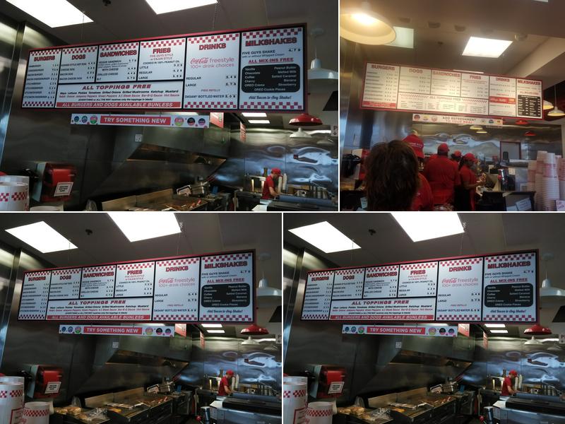 Five Guys Menu