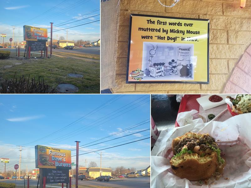 Famous Dave's burgers