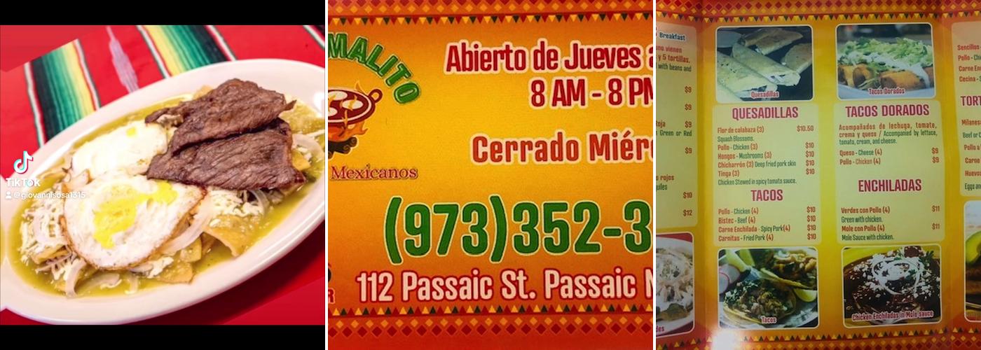 El comalito Menu