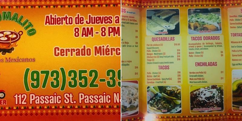 El comalito Menu