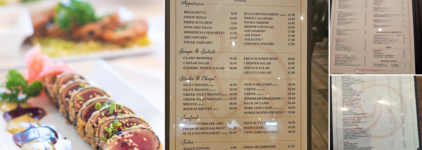 Little Joe's Steakhouse Pearl City Menu