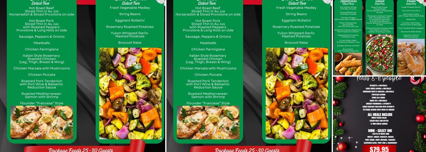 Maria’s Banquet Hall by DiPaolo’s Menu